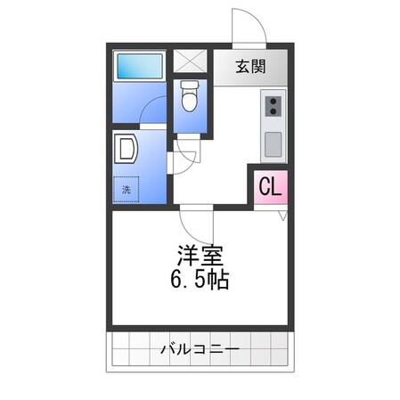 ＣＯＺＹ　ＨＯＵＳＥ、ＧＵＭＩＮＯＫＩの物件間取画像